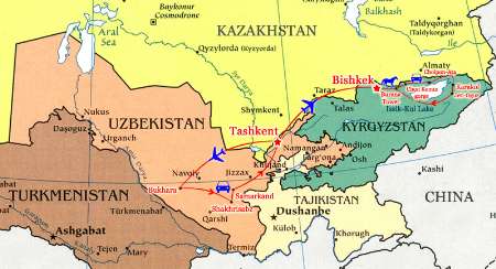 آسياتايمز: كابوس جنگ ميان قرقيزستان و ازبكستان