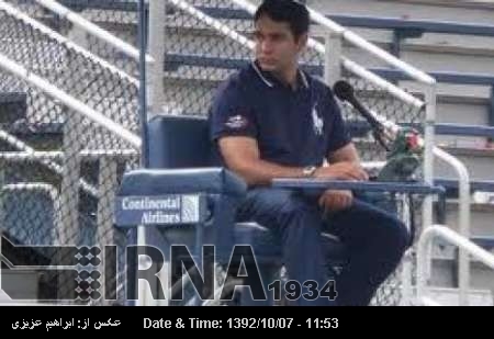 Iranian referee wins int'l gold badge chair umpire