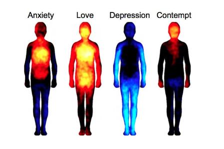 محققان فنلاندی نقشه احساسات بدن را ترسیم كردند