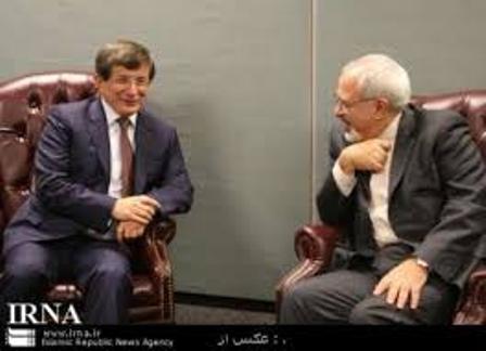 Zarif, Davutoglu review bilateral ties in Ankara Zarif, Davutoglu review bilateral ties in Ankara