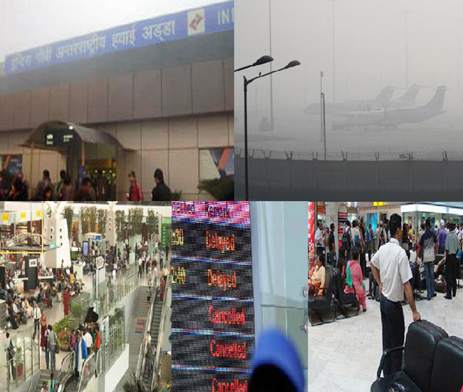 Worst fog in 8 years affects 600 flights at Delhi airport: Report Worst fog in 8 years affects 600 flights at Delhi airport: Report