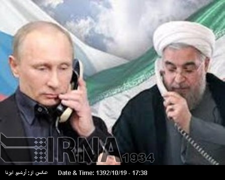 Rouhani, Putin talk on phone Rouhani, Putin talk on phone