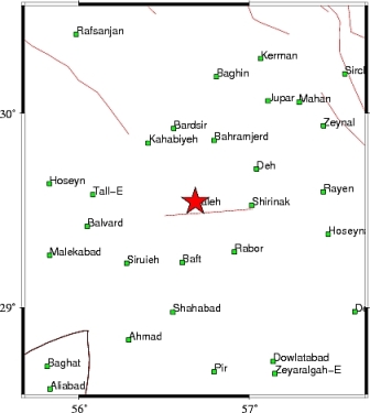 Tremor jolts Lalezar in Kerman province Tremor jolts Lalezar in Kerman province