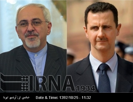 Iran FM meets Syria president Iran FM meets Syria president