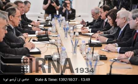 Lavrov: Iran, Russia, Syria share views on upcoming Syria conference Lavrov: Iran, Russia, Syria share views on upcoming Syria conference