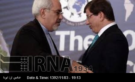 Zarif, Davuoglu discuss Syrian developments Zarif, Davuoglu discuss Syrian developments