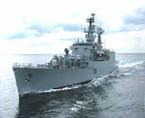 Indian Naval warship INS Betwa suffers damage Indian Naval warship INS Betwa suffers damage