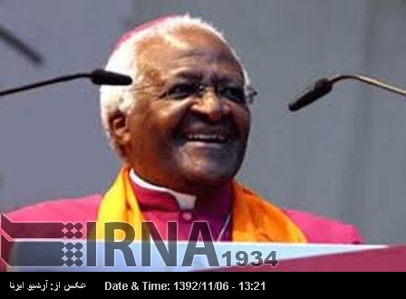 S. African anti-apartheid Archbishop in Tehran S. African anti-apartheid Archbishop in Tehran