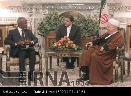 Rafsanjani calls on the Elders to help reduce global violence Rafsanjani calls on the Elders to help reduce global violence
