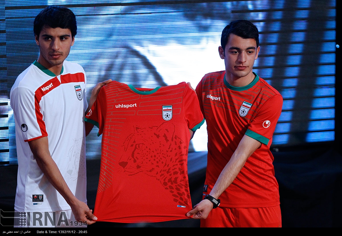 رونمایی از پیراهن جدید تیم ملی فوتبال ایران