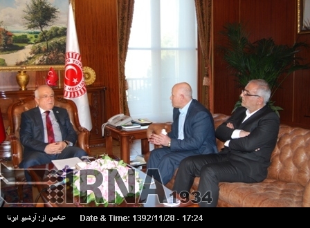 Turkish parliament speaker departs for Tehran Turkish parliament speaker departs for Tehran