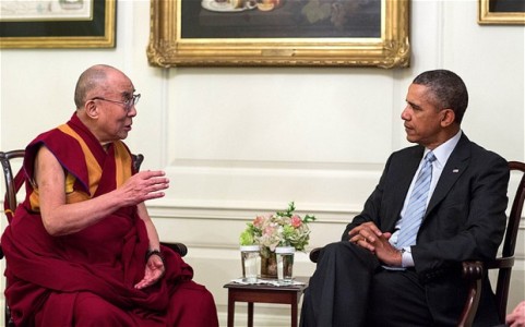 پوشش خبری دیدار اوباما و دالایی لاما، ممنوع
