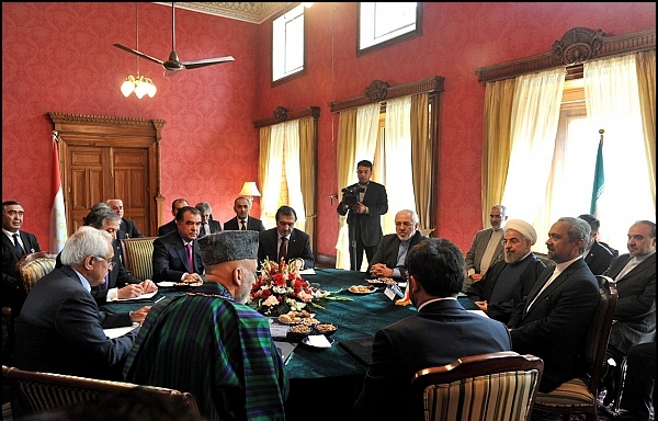 دیدار 3 جانبه رئیسان جمهوری ایران، افغانستان و تاجیكستان در كابل