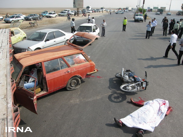 تصادف در شبانكاره بوشهر دو كشته برجاي گذاشت