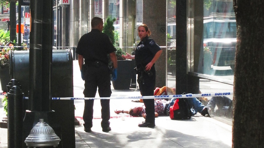 حضور يك فرد مسلح در ساختمان لس آنجلس تايمز موجب تعطيلي اين روزنامه شد