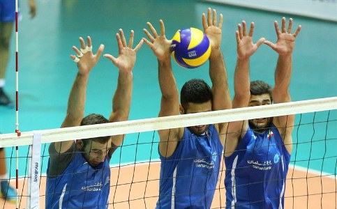 پیروزی تیم ملی ب والیبال ایران برابر استرالیا