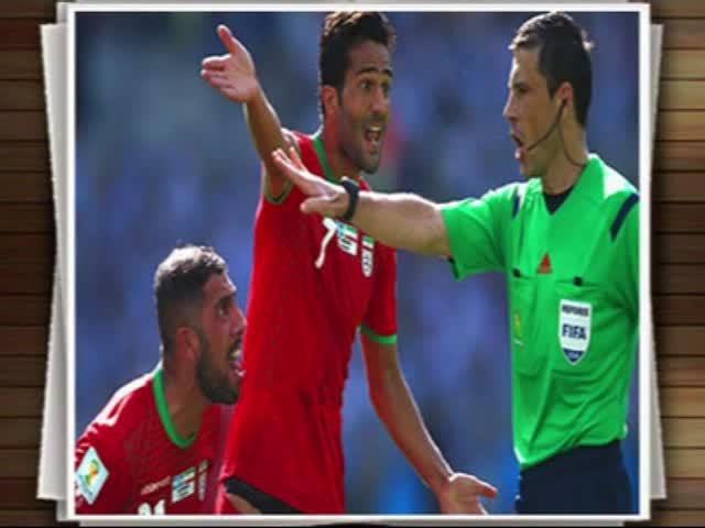 توهین داور بازی ایران - آرژانتین به هواداران ایرانی توهین داور بازی ایران - آرژانتین به هواداران ایرانی