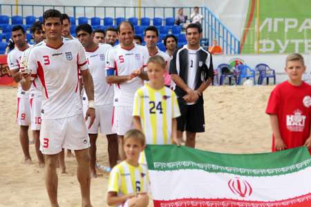 Iranian national beach football team ranks 1st in Belarus tournament Iranian national beach football team ranks 1st in Belarus tournament