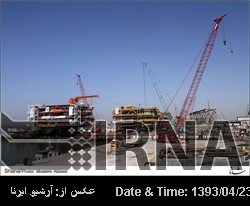 South Pars main phase output to hit 60 mcm/d South Pars main phase output to hit 60 mcm/d