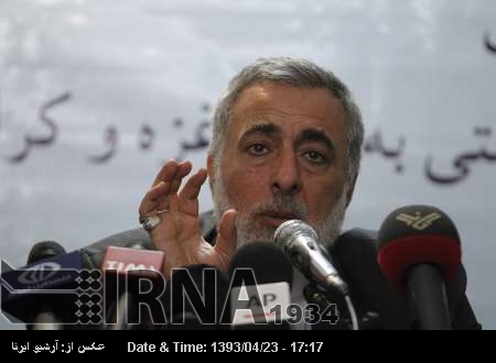 Sheikholeslam: Gazans never give up liberation campaign Sheikholeslam: Gazans never give up liberation campaign