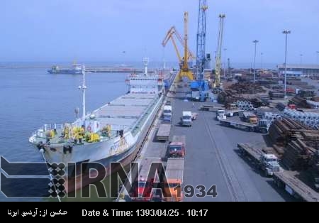 Foreign ships ready to take berth at Iranian ports Foreign ships ready to take berth at Iranian ports