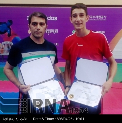 Iran grabs six medals in South Korea Taekwondo Championship Iran grabs six medals in South Korea Taekwondo Championship