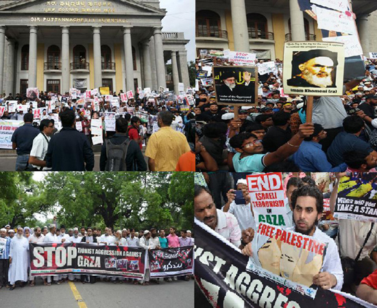 Israeli onslaughts force Indian people, irrespective of religion, took to streets: Report Israeli onslaughts force Indian people, irrespective of religion, took to streets: Report