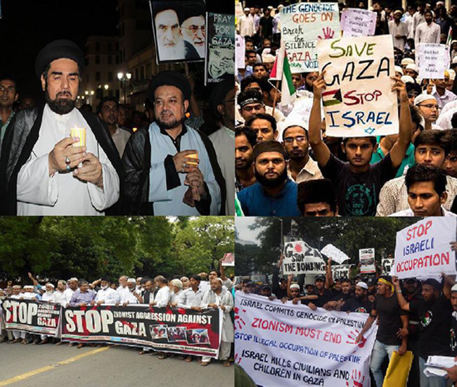 Israeli attack on Gaza provokes continued protest across India Israeli attack on Gaza provokes continued protest across India