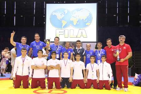 Iranian teen FS wrestlers rank world 2nd best champs Iranian teen FS wrestlers rank world 2nd best champs