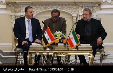 Larijani: Global powers should respect Syrian people votes Larijani: Global powers should respect Syrian people votes