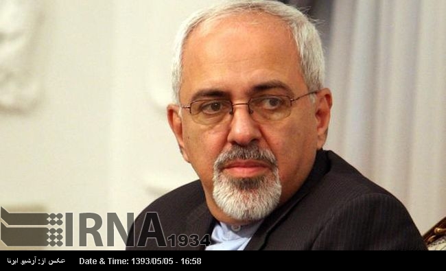 Zarif urges int'l community to stop Israeli attacks on Gaza Zarif urges int'l community to stop Israeli attacks on Gaza