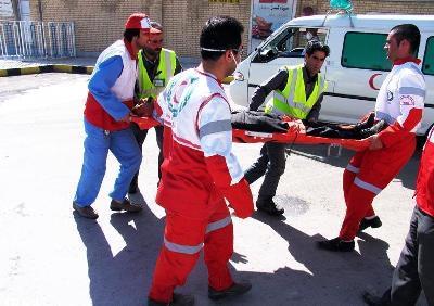 امدادگران هلال احمر طبس، جان 11حادثه دیده را نجات دادند