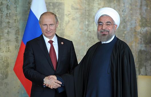 روحانی با رییس جمهوری روسیه دیدار و رایزنی كرد
