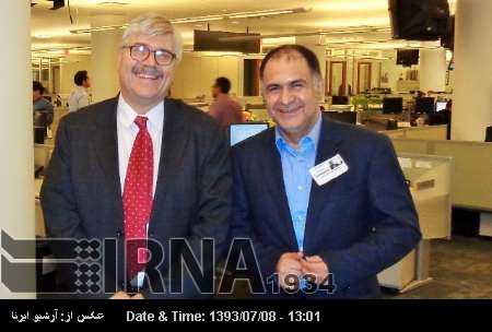 IRNA chief, AP senior manager hold talks in New York