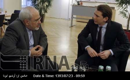 Iran FM confers with Austrian counterpart Iran FM confers with Austrian counterpart