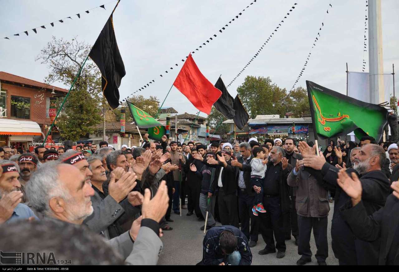ایرنا - تجمع بزرگ یا حسین ( ع ) با حضور عاشقان ابا عبدالله حسین ( ع ...