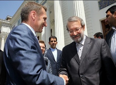 روسی پارلیمنٹ کے اسپیکر کا دورہ ایران