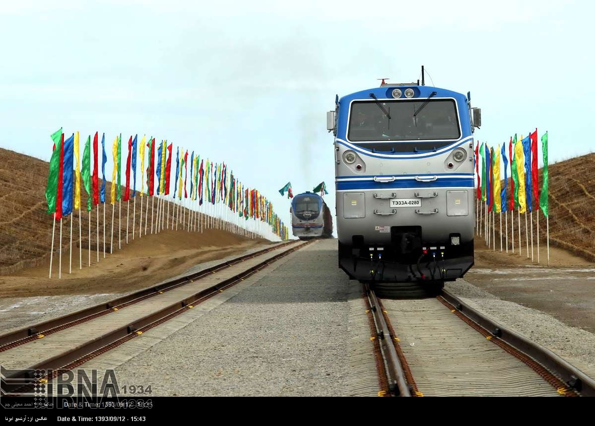 La línea férrea Irán-Turkmenistán-Kazajistán, mayor corredor internacional La línea férrea Irán-Turkmenistán-Kazajistán, mayor corredor internacional