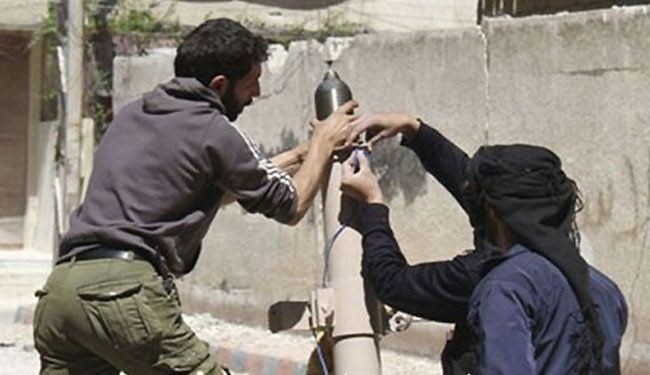 حمله خمپاره ای تروریست ها به مركز تجاری پایتخت سوریه