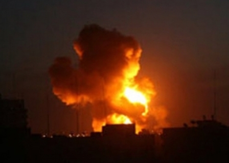حمله جنگنده های صهیونیستی به جنوب غزه