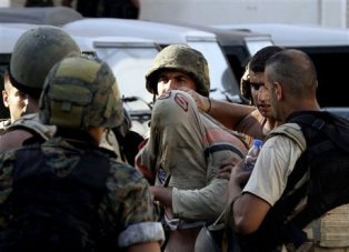 ارتش لبنان، بمب آماده انفجار را كشف و 24 تبعه سوریه را بازداشت كرد