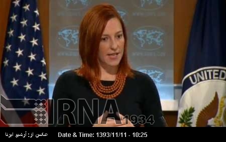 Jen Psaki: Obama, Tahran müzakerelerini zedeleyen her yasatasarısını veto edecek Jen Psaki: Obama, Tahran müzakerelerini zedeleyen her yasatasarısını veto edecek