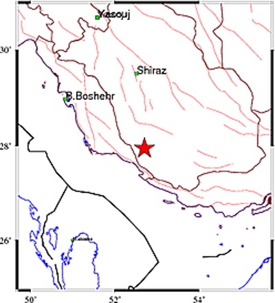 زلزله 4.2 ریشتری بخش گله دار در جنوب فارس را لرزاند