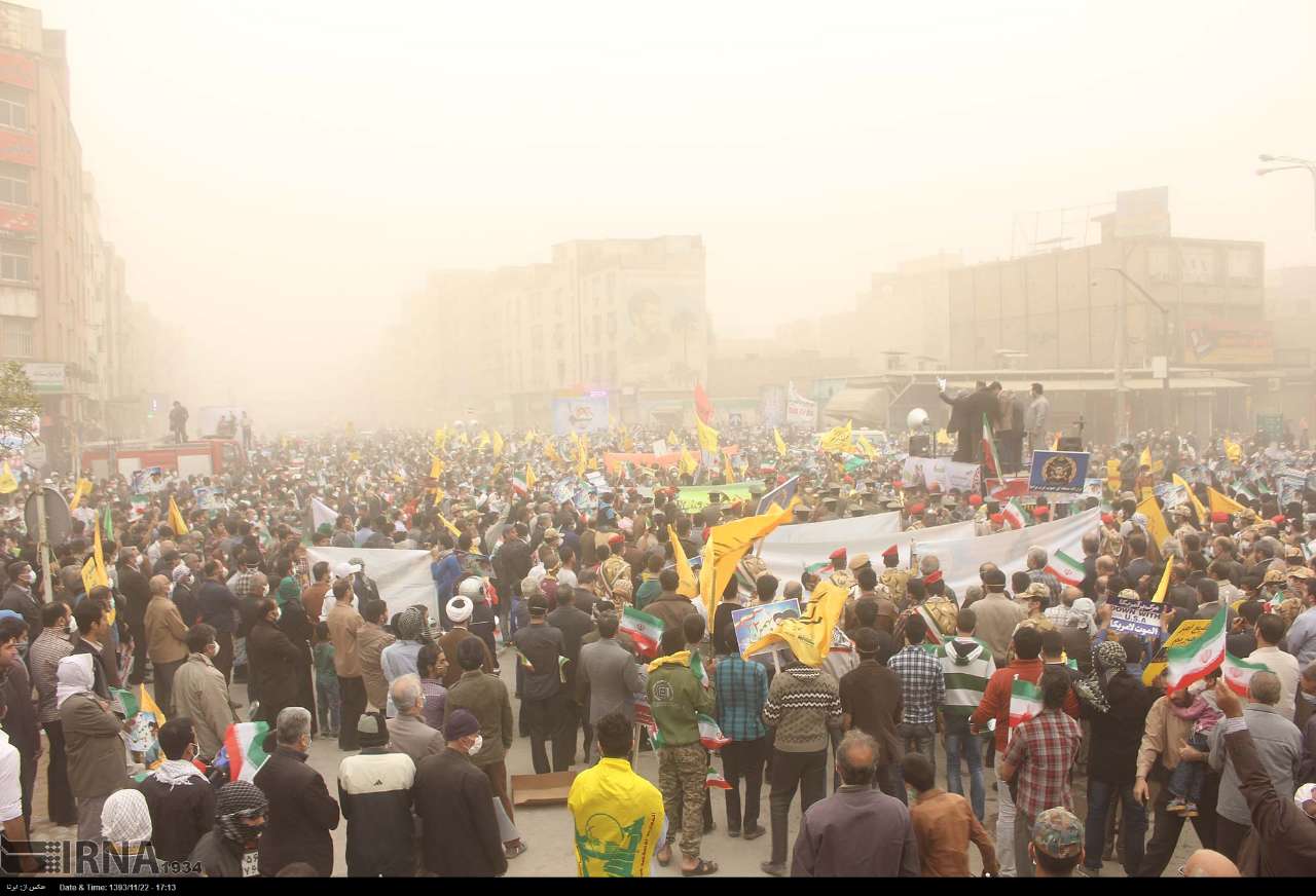 اتحاد و اقتدار در فجر93/راهپیمایی  یوم الله 22 بهمن در خوزستان