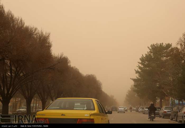 وزش باد و توفان در کرمان