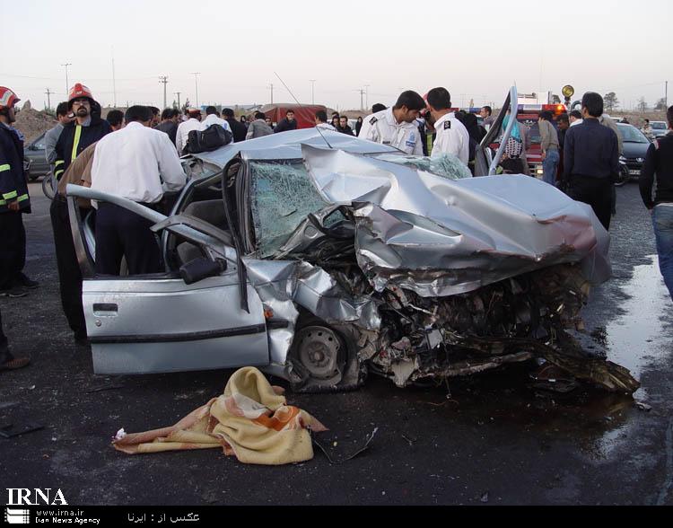 كشته شدن دو نفر بر اثر تصادف رانندگی در محور  كرندغرب به اسلام آبادغرب