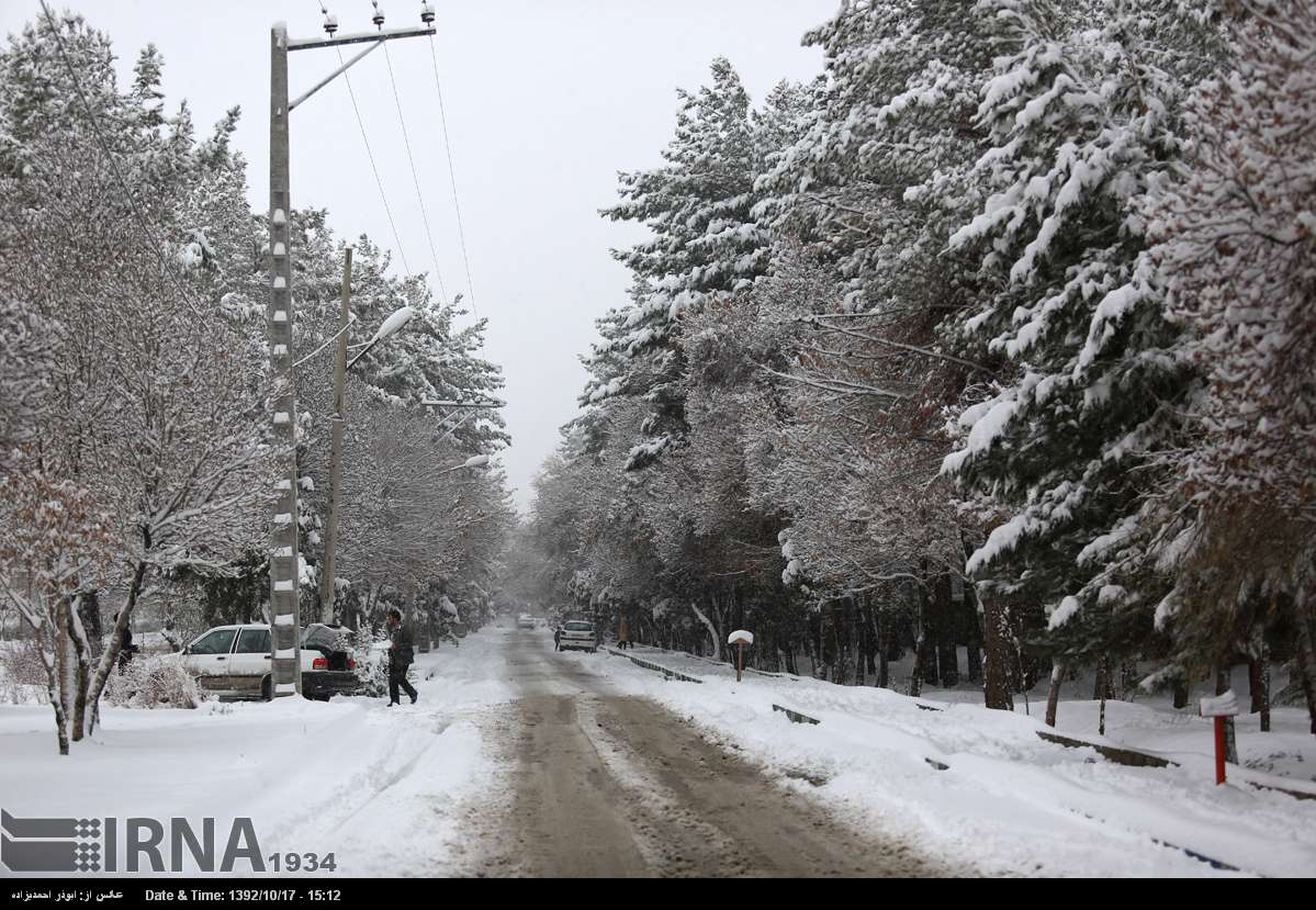 تعطیلی مدارس برخی مناطق استان كرمان در پی بارش برف