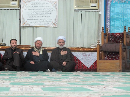 مراسم سوگواري شهادت دخت نبي مكرم اسلام(ص) در رضوانشهر برگزار شد