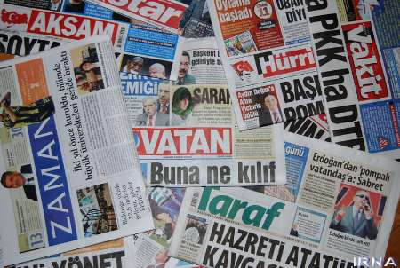 روزنامه های تركیه: دوشنبه 17 فروردین