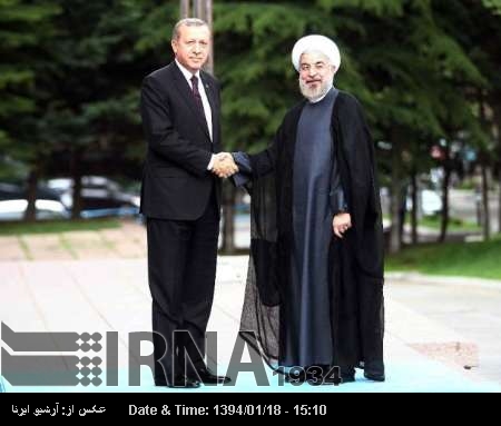Cumhurbaşkanı Ruhani Türk meslektaşını resmi törenle karşıladı Cumhurbaşkanı Ruhani Türk meslektaşını resmi törenle karşıladı